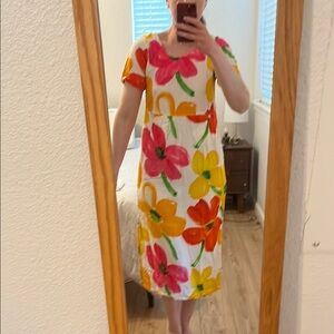 Vintage Jams World floral midi dress in print Summer